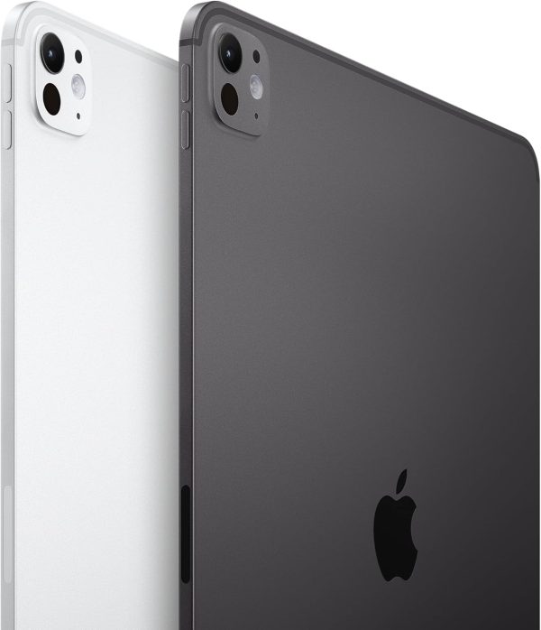 Apple iPad Pro 13-Inch (M4): Built for Apple Intelligence, Ultra Retina XDR Display, 256GB, 12MP Front/Back Camera, LiDAR Scanner, Wi-Fi 6E, Face ID, All-Day Battery Life —...