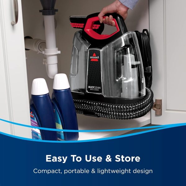 Big Summer Sale Limited Time Offer AED 99د.إ:BISSELL SpotClean ProHeat 4720E – Portable Cleaner with Powerful Suction & HeatWave Technology | Removes Tough Stains from Carpets,...