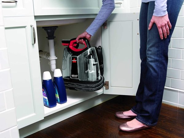 Big Summer Sale Limited Time Offer AED 99د.إ:BISSELL SpotClean ProHeat 4720E – Portable Cleaner with Powerful Suction & HeatWave Technology | Removes Tough Stains from Carpets,...