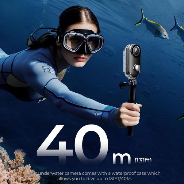 Big Summer Sale Limited Time Offer AED 99د.إ:LENND 4k Action Camera,Mini Vlogging Camera,Small Body Camera with IPX7 Waterproof,Underwater Camcorder,Hands-Free POV Recording,...