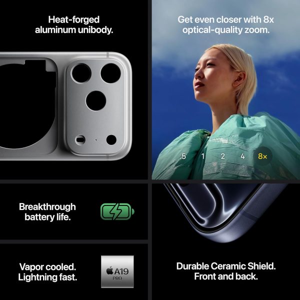 Limited benefits, first come first served:Apple iPhone 17 Pro 512 GB: 6.3-inch Display with ProMotion up to 120Hz, A19 Pro Chip, Breakthrough Battery Life, Pro Fusion Camera...