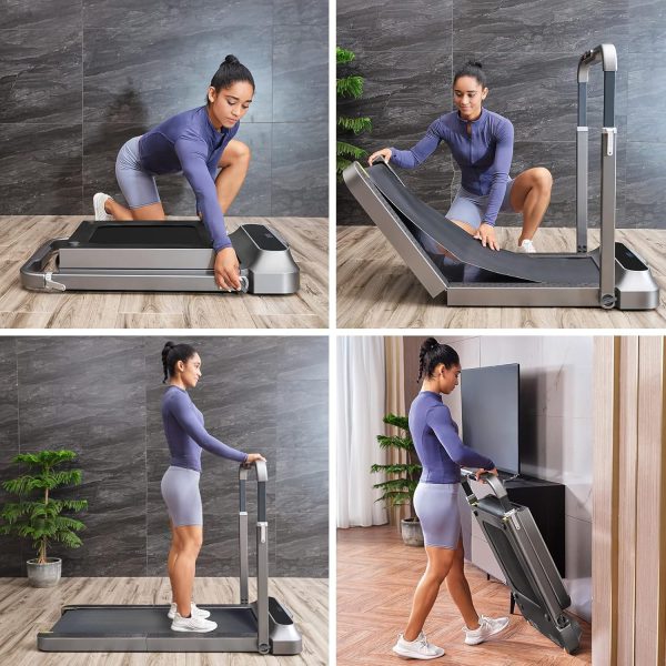 Limited-Time Sale for Summer Surprises AED 89د.إ:KingSmith WalkingPad R2 Foldable Treadmill Running and Walking 2 in 1 Walking Pad With Manual Automatic Non-Slip Small Portable...