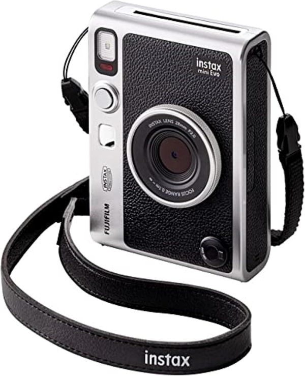 Limited-Time Sale for Summer Surprises AED 99د.إ:Fujifilm INSTAX Mini EVO Hybrid Instant Camera – Black (USB-C) | Instant Print with Digital Preview, Creative Modes & Built-In...