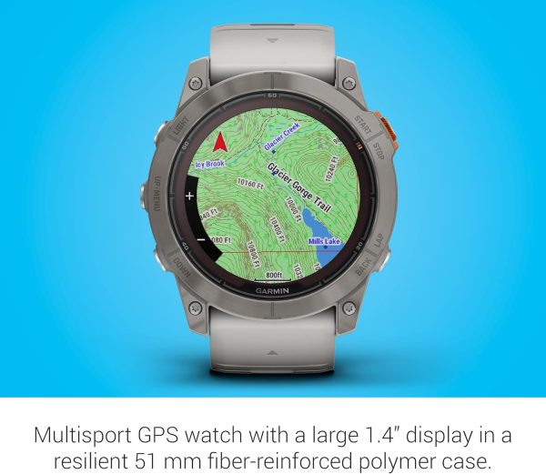 Limited-Time Sale for Summer Surprises AED 99د.إ:Garmin fēnix 7X Pro Sapphire Solar, Multisport GPS Smartwatch, Built-in Flashlight, Solar Charging Capability, Fog Gray/Ember...