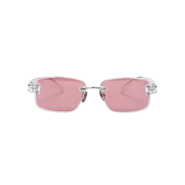 Limited-Time Sale for Summer Surprises AED 99د.إ:Head-turning rimless sunglasses with Prismatic™ Color-changing Lenses