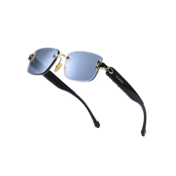 Limited-Time Sale for Summer Surprises AED 99د.إ:Head-turning rimless sunglasses with Prismatic™ Color-changing Lenses