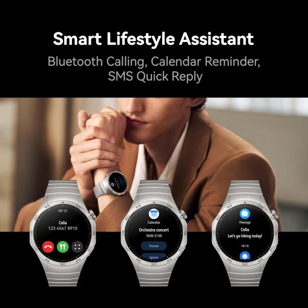 Limited-Time Sale for Summer Surprises AED 99د.إ:HUAWEI WATCH GT 4 Smart Watch for men women - Up to 2 Weeks Battery Life Fitness Tracker - Compatible with Android & iOS -...
