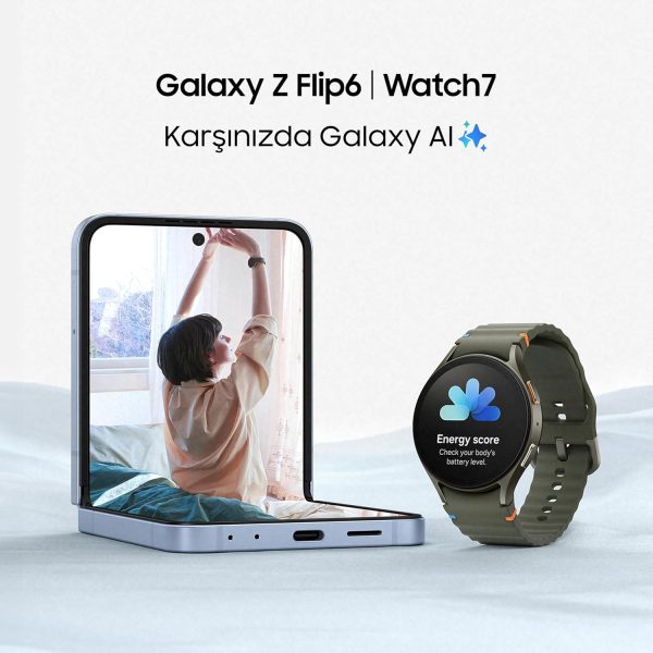 SAMSUNG Galaxy Z Flip6, 12GB RAM, 512GB Storage, Silver Shadow, 50MP Camera, 1 year Seller Warranty (International Version)