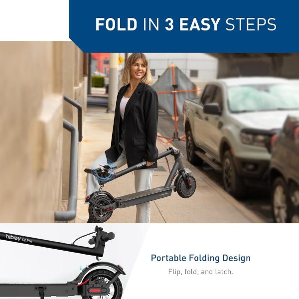 Summer Final Clearance Just AED 89د.إ:Hiboy Electric Scooter for Adults, 30km/h Ride-ons Speed Folding E Scooter, 40km (S2 Pro) or 65KM (S2 Max) Travel Distance Range, Portable...