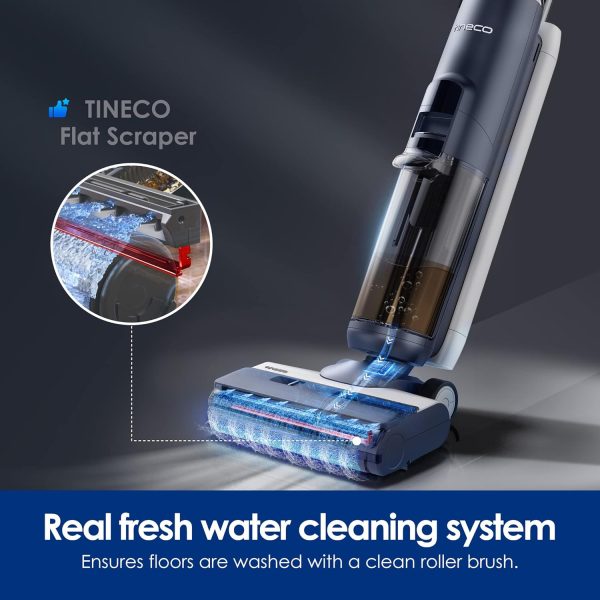 Summer Final Clearance Just AED 99د.إ:Tineco Floor ONE S5 Smart Cordless Wet Dry Vacuum Cleaner and Mop for Hard Floors, Digital Display, Long Run Time, Great for Sticky Messes...