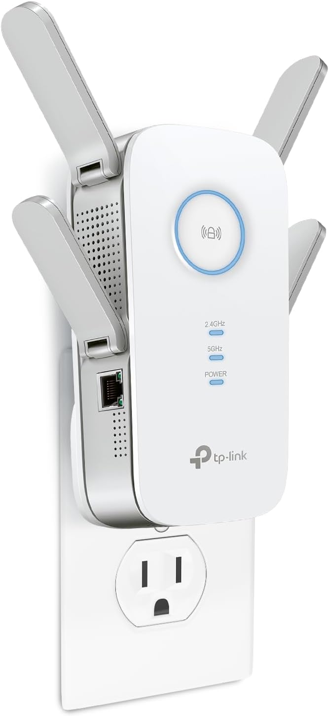 Summer Final Clearance Just AED 99د.إ:TP-Link AC2600 WiFi Extender(RE650), Up to 2600Mbps, Dual Band WiFi Range Extender, Gigabit port, Internet Booster, Repeater, Access...