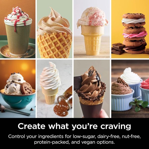 While Stocks Last:Ninja Swirl by CREAMi Ice Cream and Soft Serve Maker, Sorbet, Milkshake, Frozen Yogurt, Low Calories Program & More, 13-in-1, Soft Serve Handle, (2) CREAMi...