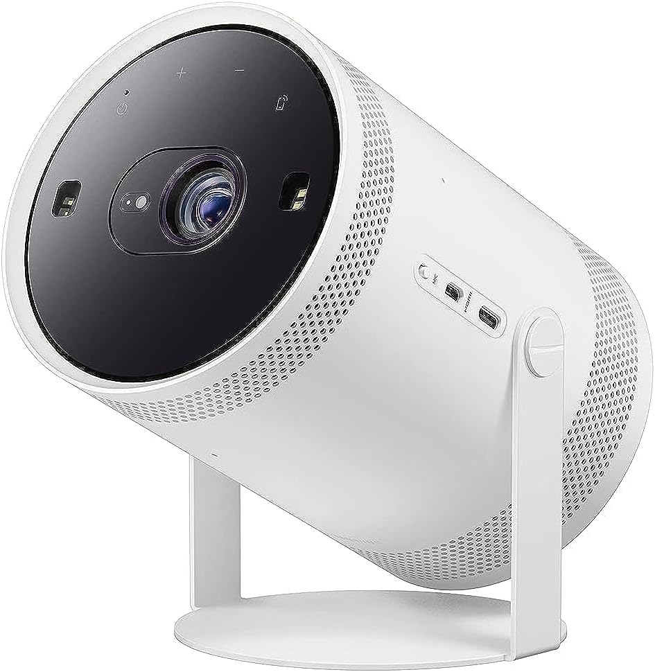 While Stocks Last:SAMSUNG 30" - 100" The Freestyle FHD HDR Smart Portable Projector for Indoor and Outdoor Home Theater, Big Screen Experience with Premium 360 Sound w/ Alexa...