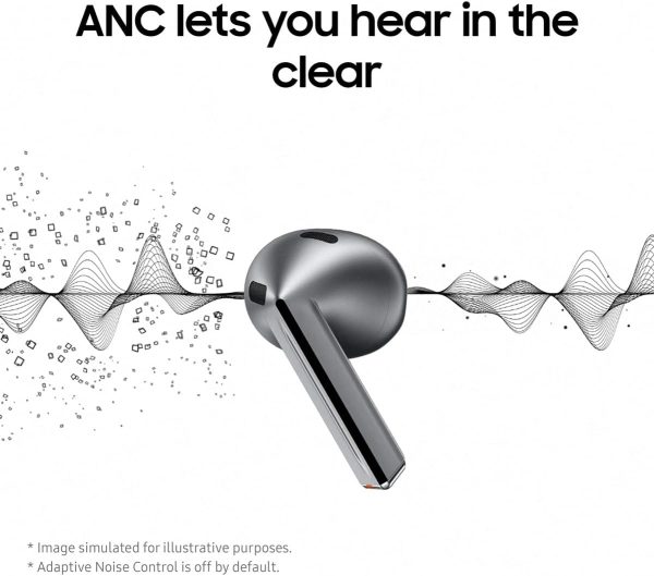 While Stocks Last:SAMSUNG Galaxy Buds 3 Pro AI True Wireless Bluetooth Earbuds, Noise Cancelling, Sound Optimization, Redesigned Comfort Fit, Silver