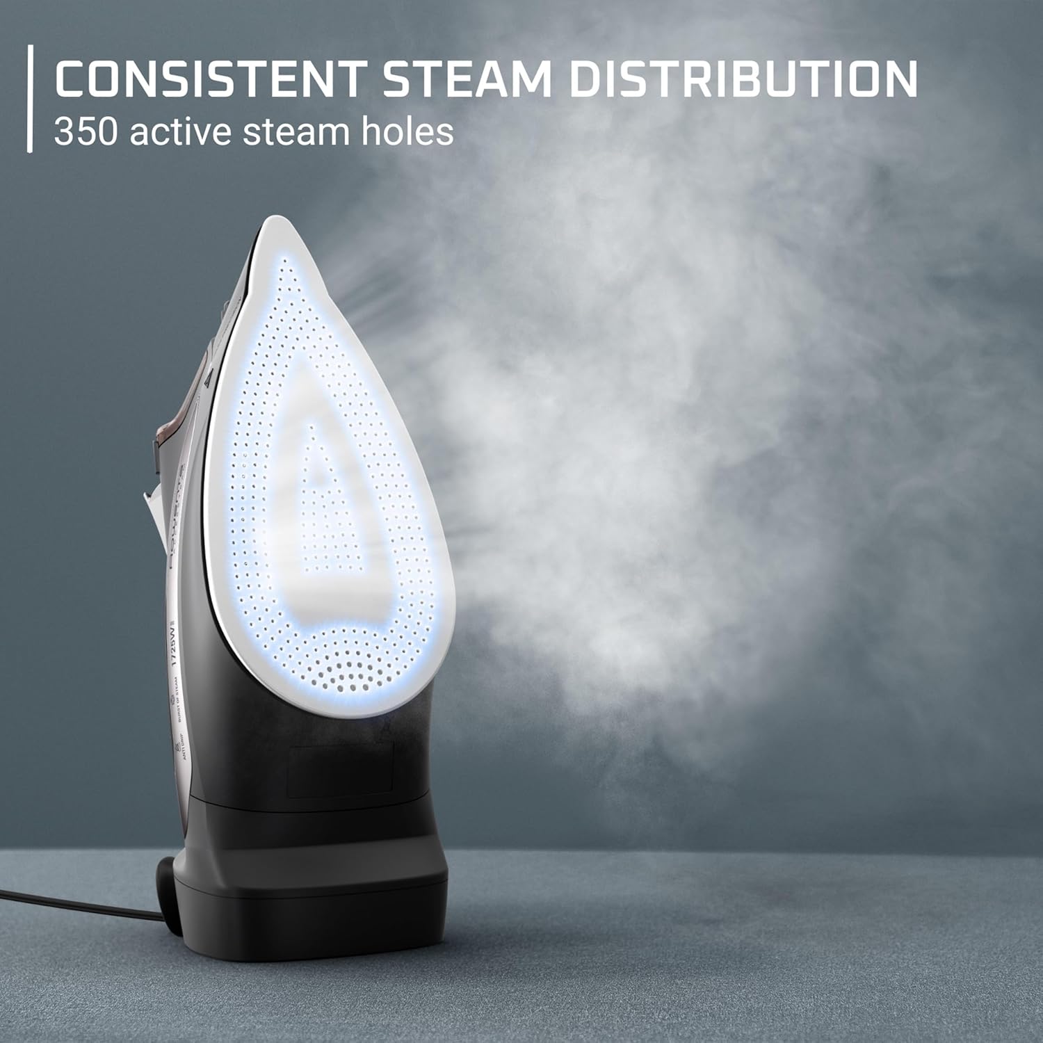 Rowenta AccessSteam Cordreel Steam Iron for Clothes, Anti-Drip Protection, Clothes Iron with Steamer - Image 8